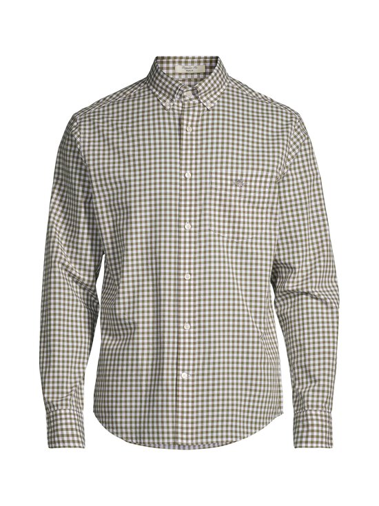 GANT - Regular Fit Classic Gingham Poplin -kaluluspaita - 303 MOSS GREEN - photo 1 GANT - Regular Fit Classic Gingham Poplin -kaluluspaita - 303 MOSS GREEN | Stockmann - photo 1