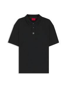 HUGO - Deabono Jersey -pikeepaita - 002 BLACK | Stockmann