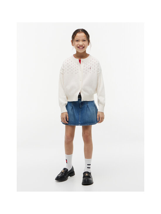 Tommy Hilfiger - Pointelle adīta jaka - YA8 IVORY SILK | Stockmann - photo 4