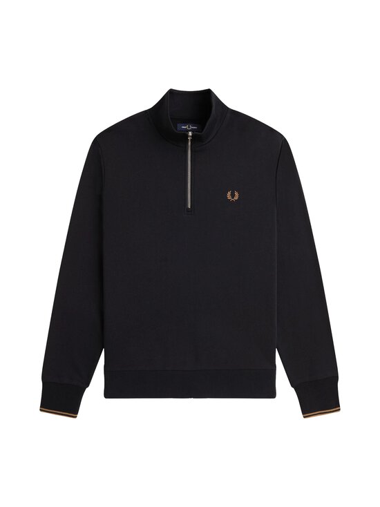 Fred Perry - Half Zip sporta džemperis - S77 BLACK / SHADED STONE | Stockmann - photo 1