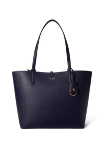 Lauren Ralph Lauren - Reversible Tote Medium -laukku - REFINED NAVY/SKINNY STRIPE | Stockmann