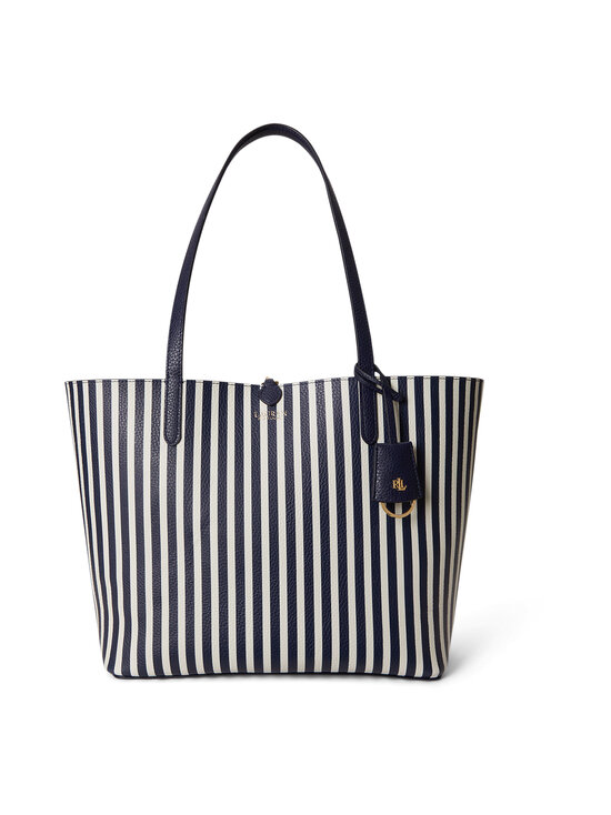 Lauren Ralph Lauren - Reversible Tote Medium -laukku - REFINED NAVY/SKINNY STRIPE | Stockmann - photo 3
