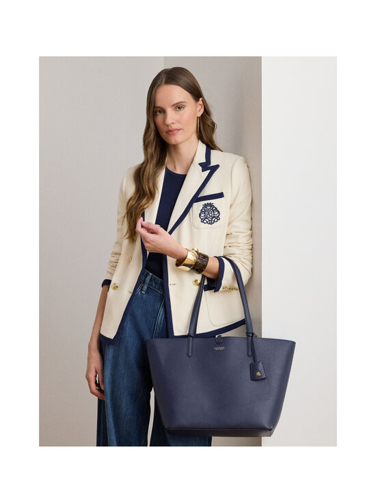 Lauren Ralph Lauren - Reversible Tote Medium -laukku - REFINED NAVY/SKINNY STRIPE | Stockmann - photo 6