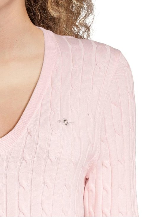 GANT - Stretch Cotton -palmikkoneulepusero - 632 SALMON - photo 4 GANT - Stretch Cotton -palmikkoneulepusero - 632 SALMON | Stockmann - photo 4