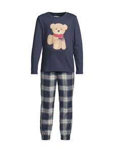 Bogi - Neppe flaneļa pidžama, 2 daļas - BLUE COMBO | Stockmann