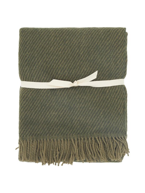 Casa Stockmann - Basis vilnas pleds 130 x 170 cm - FOREST GREEN - photo 2 Casa Stockmann - Basis vilnas pleds 130 x 170 cm - FOREST GREEN | Stockmann - photo 2