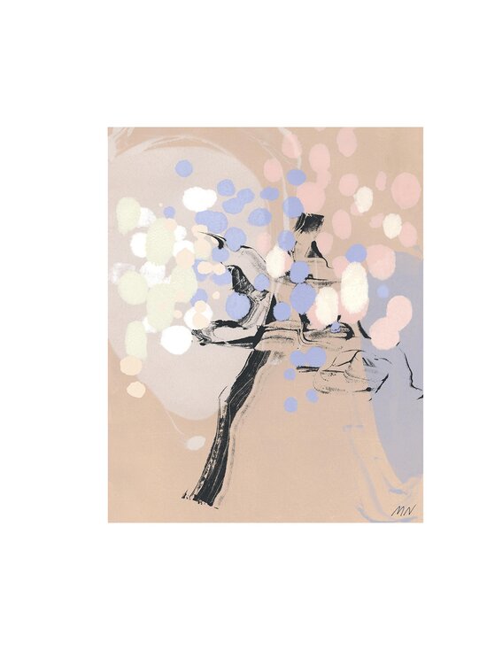 Kirsikkapuu-juliste 50 x 70 cm