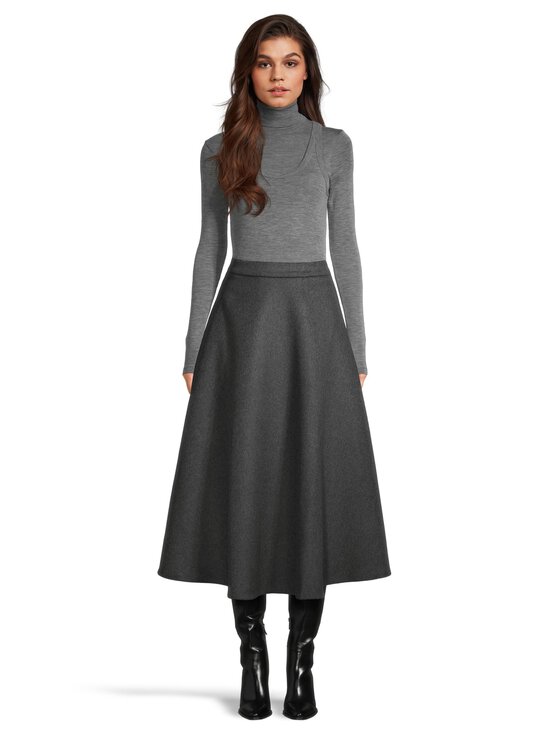 Róhe - A-linjainen hame - 013_368 ANTHRACITE MELANGE - photo 3 Róhe - A-linjainen hame - 013_368 ANTHRACITE MELANGE | Stockmann - photo 3