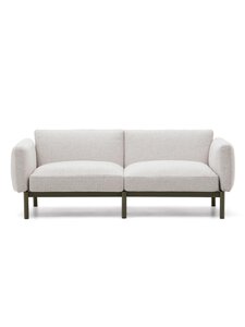Kave Home - Sorells-ulkosohva beige/vihreä L 171 cm - BEIGE | Stockmann