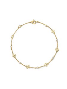 Tory Burch - Delicate Kira Pearl Chain -rannekoru - 137 TORY GOLD / PEARL | Stockmann
