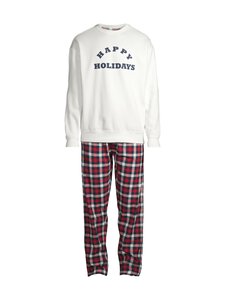 Cap Horn loungewear - Nico-pyjama 2-osainen - RED CHECK/SOFT WHITE | Stockmann
