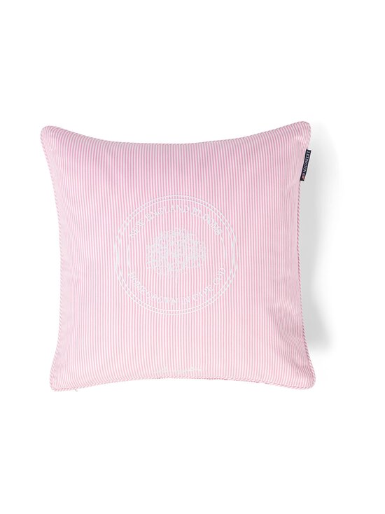 Lexington - Striped Organic Cotton -tyynynpäällinen 50 x 50 cm - PINK/WHITE | Stockmann - photo 1