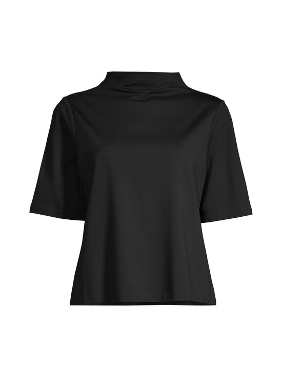 ESSENTIALS by Stockmann - Fleur Punto trikotāžas krekls - BLACK | Stockmann - photo 1