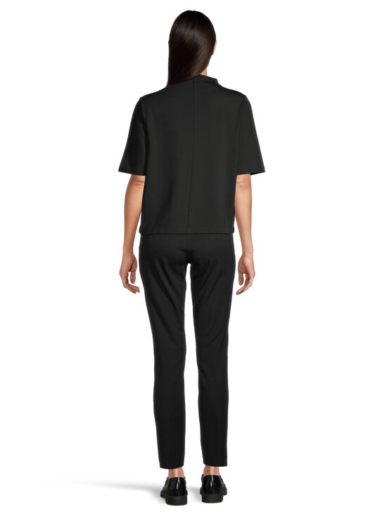 ESSENTIALS by Stockmann - Fleur Punto trikotāžas krekls - BLACK | Stockmann - photo 4