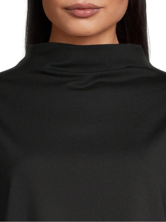 ESSENTIALS by Stockmann - Fleur Punto trikotāžas krekls - BLACK | Stockmann - photo 5