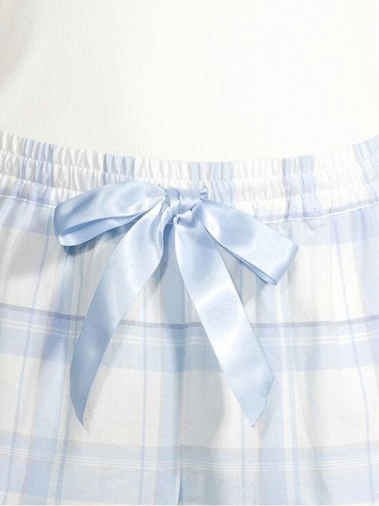 A+more - Nina-flanellishortsit - LIGHT BLUE CHECK | Stockmann - photo 5