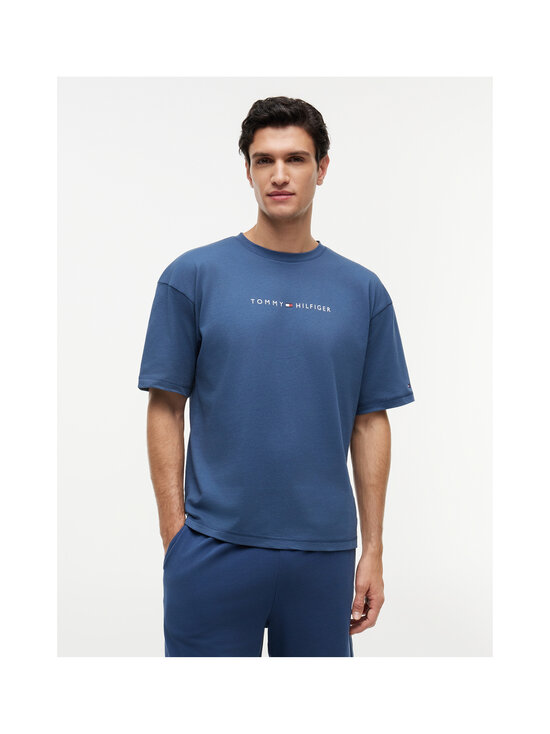 Tommy Hilfiger - Logo Tee -pyjamapaita - DBZ AEGEAN SEA | Stockmann - photo 3