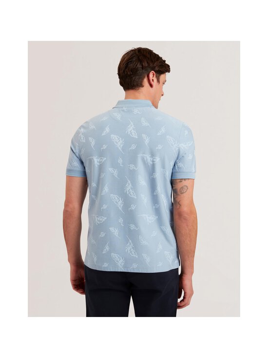 Ted Baker London - Polosärk Neyack Feather Jacquard Zip - BLUE - photo 3 Ted Baker London - Polosärk Neyack Feather Jacquard Zip - BLUE | Stockmann - photo 3