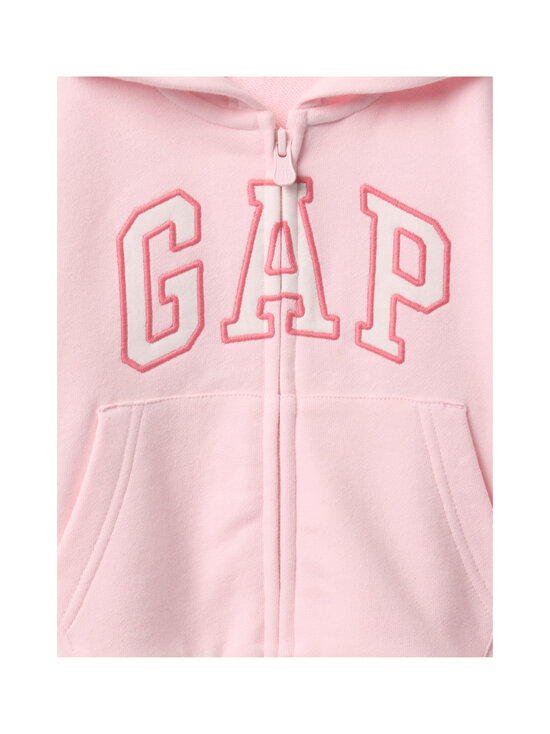 GAP - V-French Logo Full Zip jaka ar kapuci - TODDLER GIRL NEW POWDER | Stockmann - photo 3