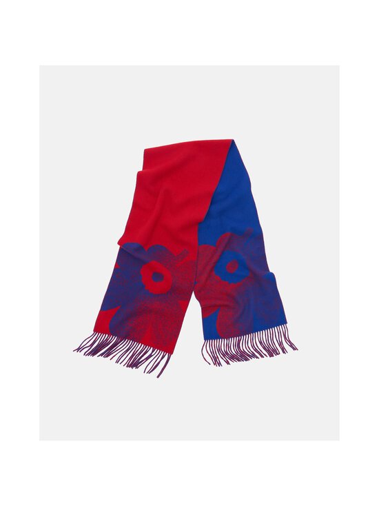 Marimekko - Kootud sall Onnekas Unikko Kioski - 350 RED, BLUE | Stockmann - photo 2