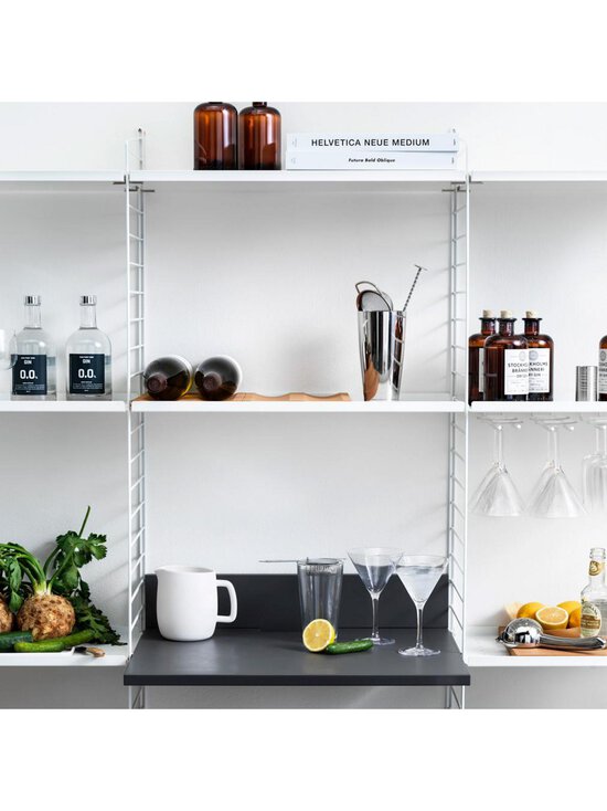 String Furniture - String-ripustusteline metallihyllyyn tummanharmaa 20 cm - GREY | Stockmann - photo 4