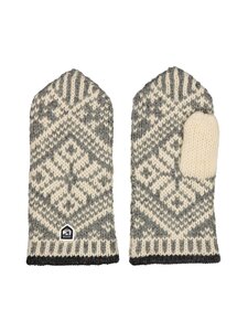 Hestra - Nordic Wool -lapaset - 350020 GREY / OFFWHITE | Stockmann