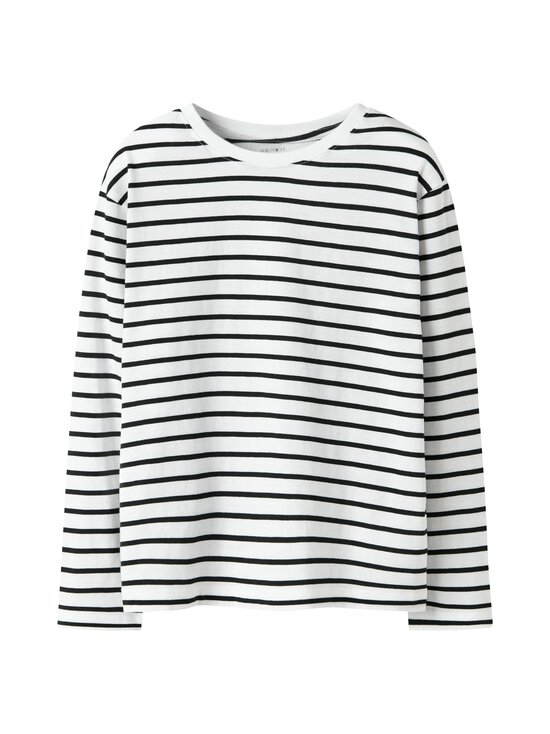 Name It - NkfLeslie trikotāžas krekls - BLACK STRIPES:BRIGHT WHITE - photo 1 Name It - NkfLeslie trikotāžas krekls - BLACK STRIPES:BRIGHT WHITE | Stockmann - photo 1