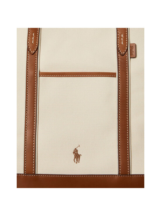 Polo Ralph Lauren - Kott Medium Shopper Tote - ECRU/CUOIO | Stockmann - photo 5