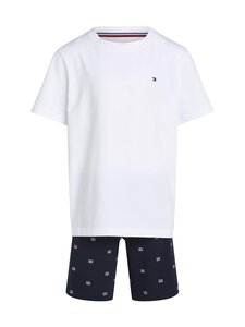 Tommy Hilfiger - Džersija pidžama - 0U8 WHITE / OUTLINE FLAG DESERT SKY Tommy Hilfiger - Džersija pidžama - 0U8 WHITE / OUTLINE FLAG DESERT SKY | Stockmann