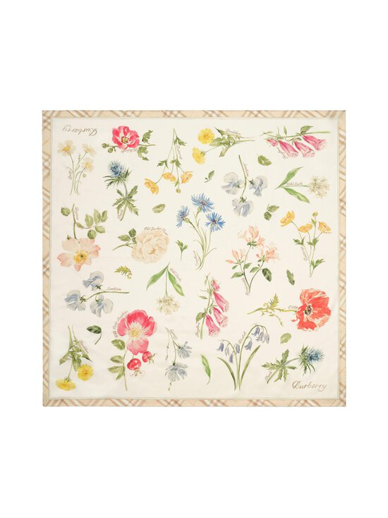 Burberry - Blooms of Brit -silkkihuivi - C5732 SESAME BEIGE | Stockmann - photo 2