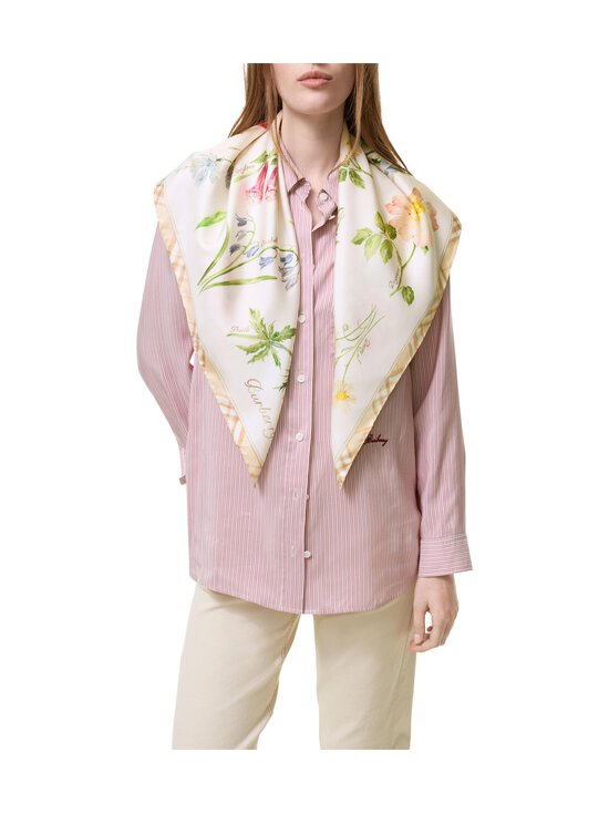 Burberry - Blooms of Brit -silkkihuivi - C5732 SESAME BEIGE | Stockmann - photo 5