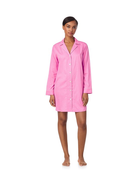 Lauren Ralph Lauren - Notch Collar naktskrekls - 681 PINK PRT | Stockmann - photo 1