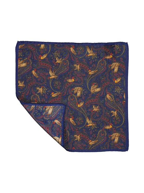 Amanda Christensen - Pocket Square Paisley With Ducks -taskuliina - 409 NAVY | Stockmann - photo 2