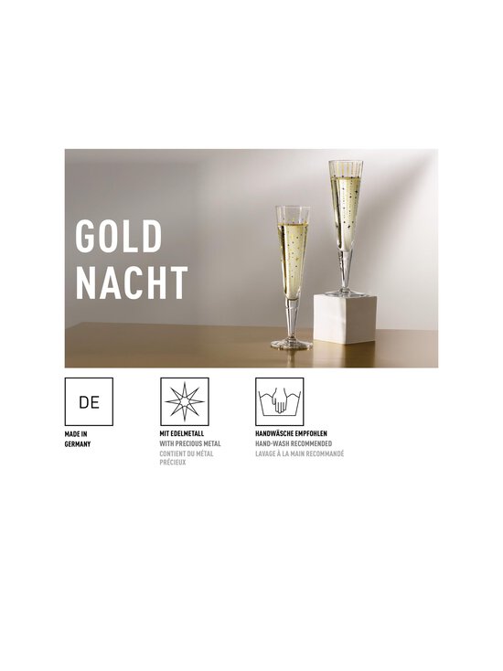 Ritzenhoff - Prom Goldnacht šampanieša glāzes 2 gab. - GOLD,BLACK | Stockmann - photo 6