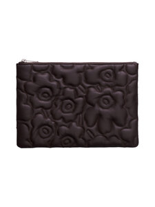 Marimekko - Unikko Clutch -pikkulaukku - 880 DARK BROWN | Stockmann