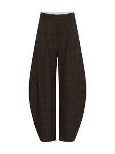 Gestuz - GZlavana High Waist bikses - 130 BROWN CHECK | Stockmann