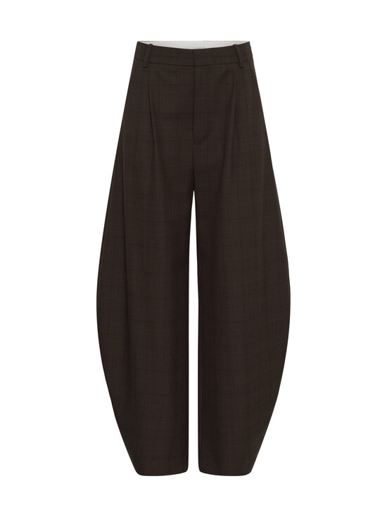 Gestuz - GZlavana High Waist bikses - 130 BROWN CHECK | Stockmann - photo 1