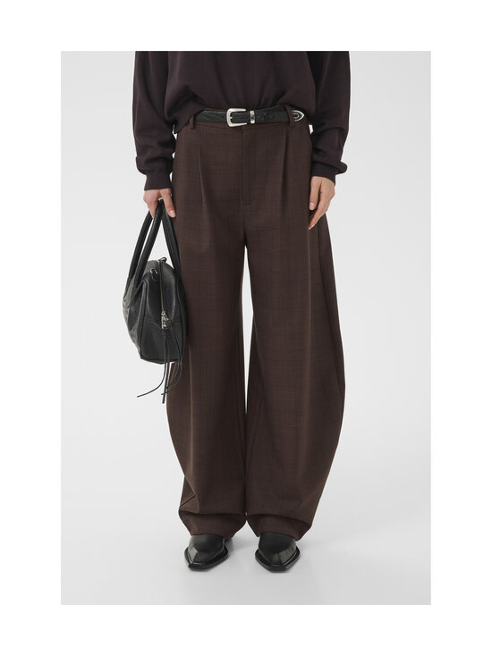 Gestuz - GZlavana High Waist bikses - 130 BROWN CHECK | Stockmann - photo 5