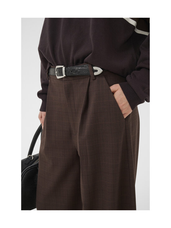 Gestuz - GZlavana High Waist bikses - 130 BROWN CHECK | Stockmann - photo 6