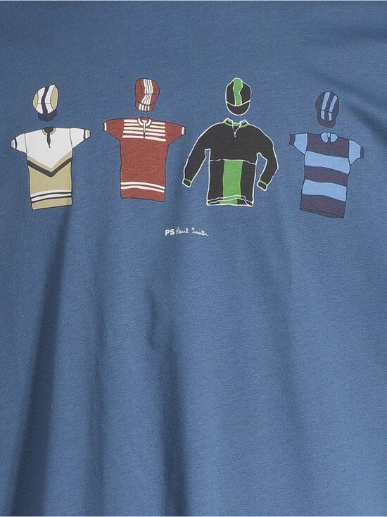 PS Paul Smith - T-särk Regular Fit Cycle Jersey - 46E_INDIGO | Stockmann - photo 4
