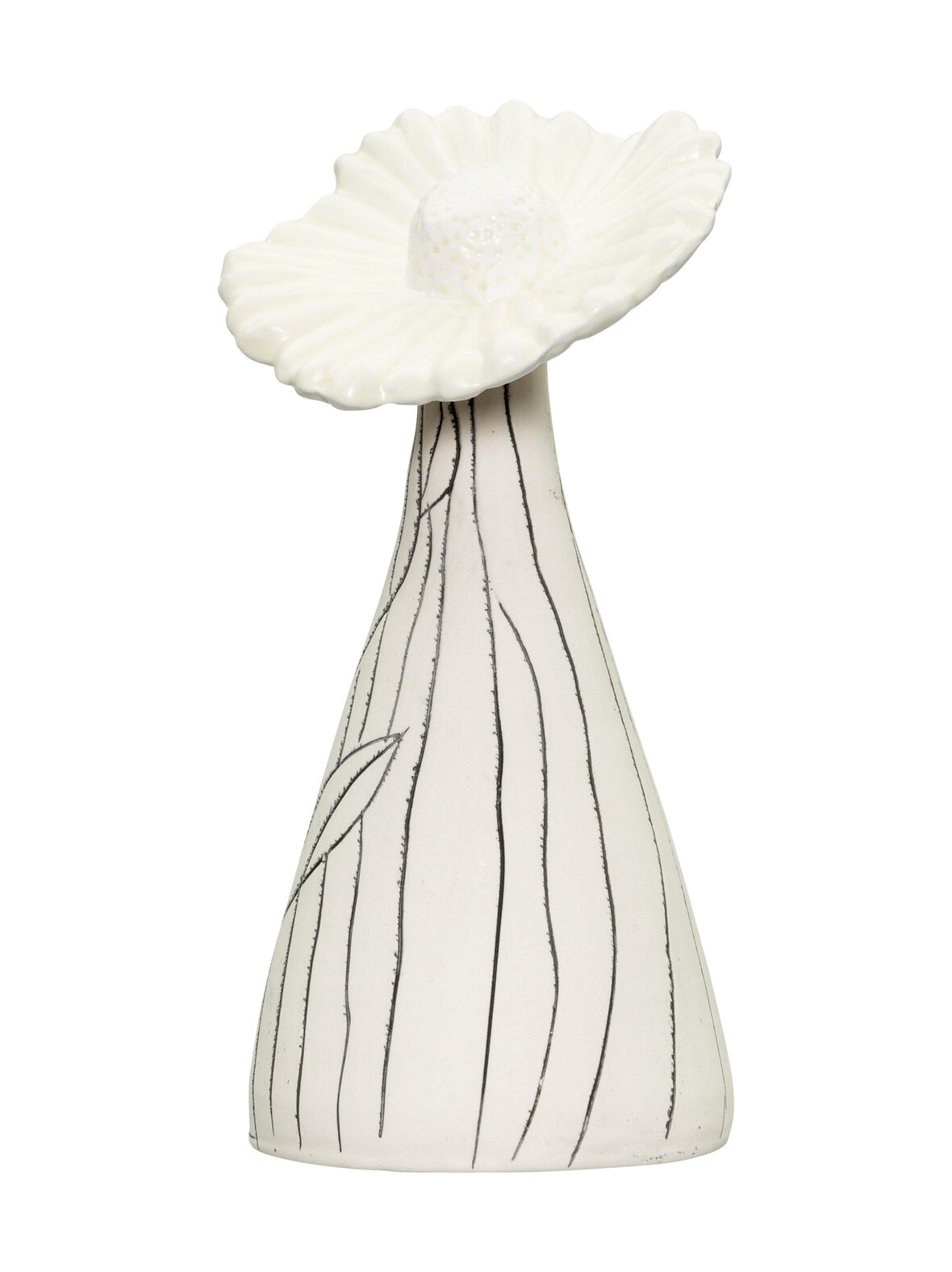 Gerbera- keraaminen koriste-esine 18 cm