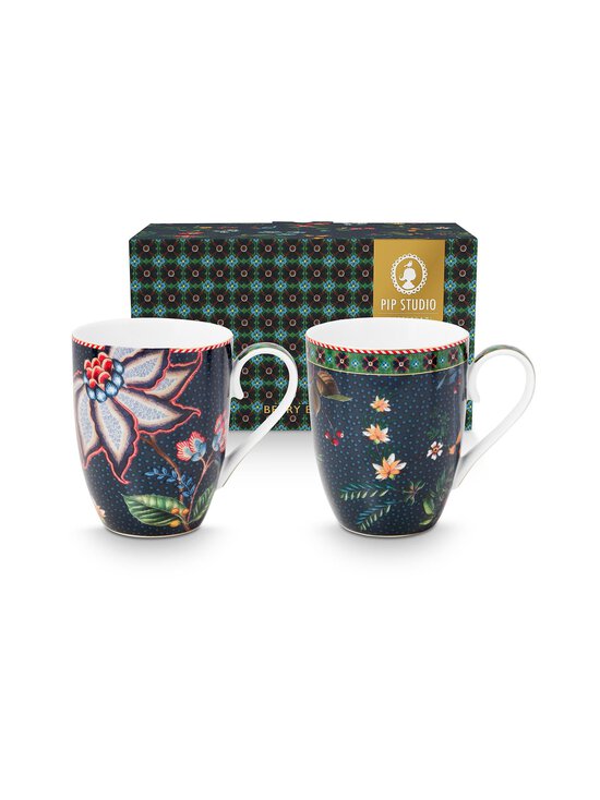 PIP Studio - Berry Blues Large -posliinimukit 2 kpl - BLUE - photo 1 PIP Studio - Berry Blues Large -posliinimukit 2 kpl - BLUE | Stockmann - photo 1