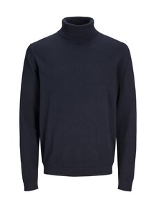 Jack & Jones - JjeBasic kokvilnas rullapkakles džemperis - NAVY BLAZER | Stockmann