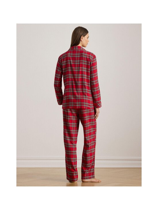 Lauren Ralph Lauren - Pidžaama Notch Collar Long PJ Set, 2-osaline - 644 RED PLD - photo 4 Lauren Ralph Lauren - Pidžaama Notch Collar Long PJ Set, 2-osaline - 644 RED PLD | Stockmann - photo 4