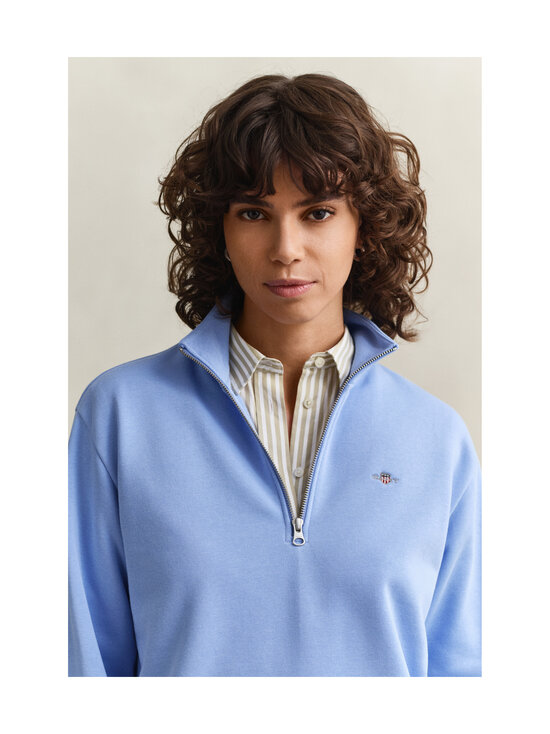 GANT - Shield Half-Zip - collegepaita - 424 HYDRANGEA BLUE | Stockmann - photo 4