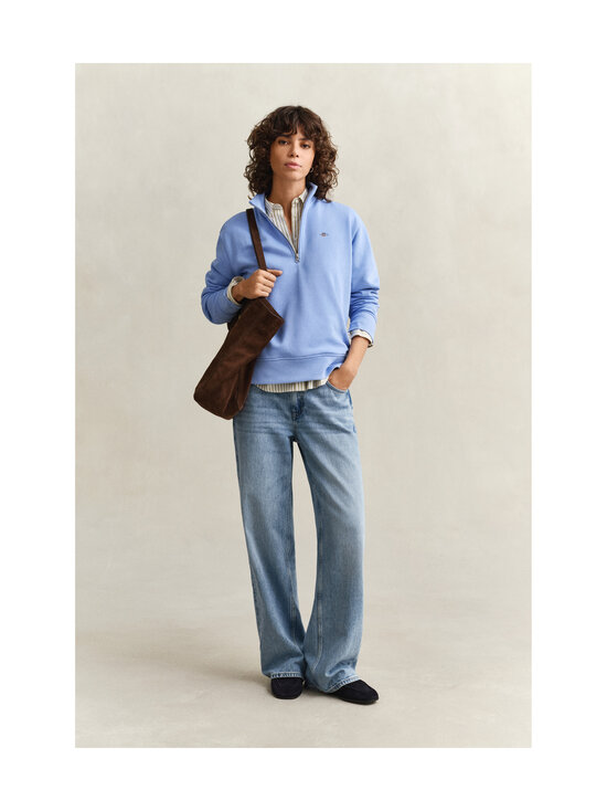 GANT - Shield Half-Zip - collegepaita - 424 HYDRANGEA BLUE | Stockmann - photo 5