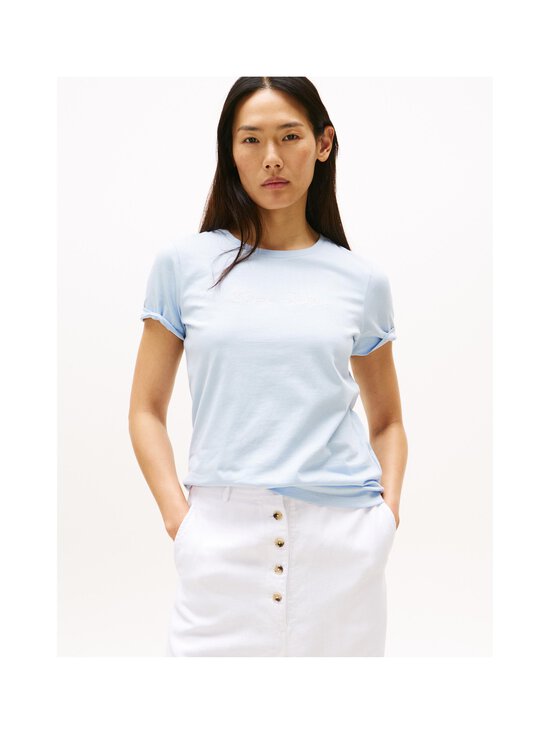 Tommy Hilfiger - Script Regular t-paita - C1O BREEZY BLUE - photo 4 Tommy Hilfiger - Script Regular t-paita - C1O BREEZY BLUE | Stockmann - photo 4