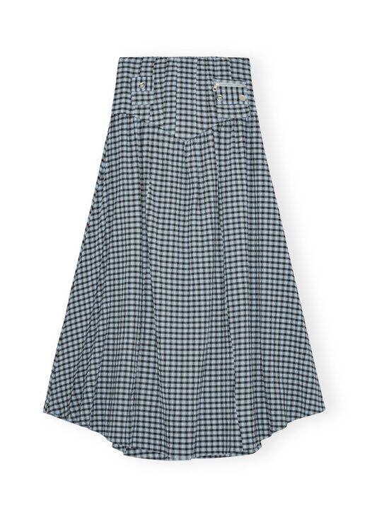 Seersucker Check Long Pocket -hame