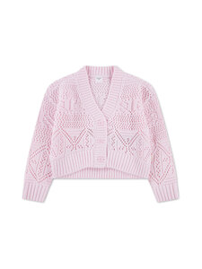 Abercrombie & Fitch - Tie Front adīta jaka - APP-PINK MARSHMALLOW | Stockmann