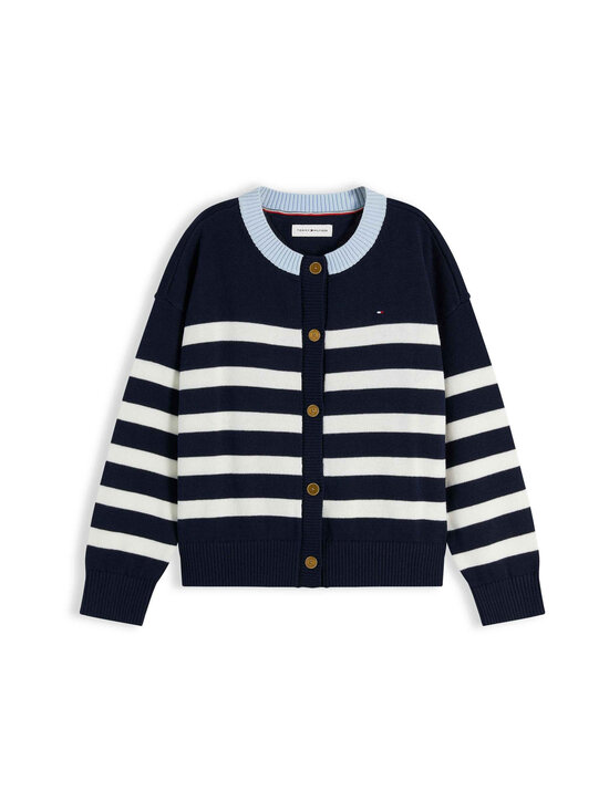 Tommy Hilfiger - Nautical Stripes adīta jaka - C1G DARK NIGHT NAVY STRIPES | Stockmann - photo 1
